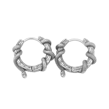 Boucles d’oreilles Serpent Gothique
